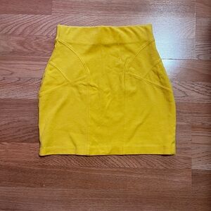 Vintage Yellow Skirt